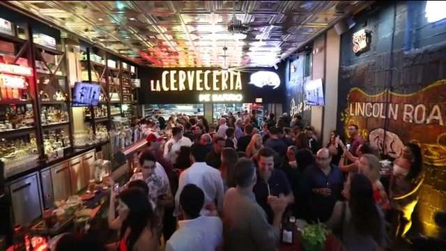 Mexican chain La Cervecería de Barrio hosts opening night party on Lincoln Road